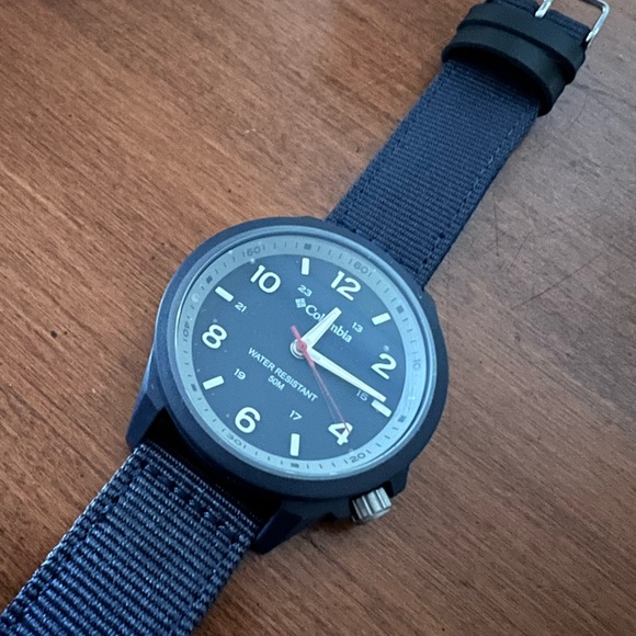 Columbia Men’s Crestview Navy strap watch CSS10-103 - Picture 3 of 8